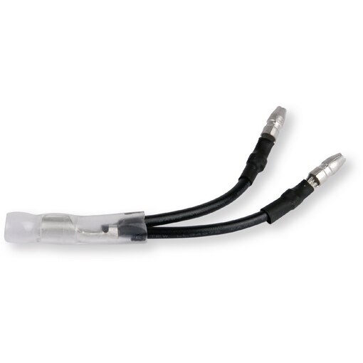 Aftakkabel rondstekker dubbel 4,0 MM zwart